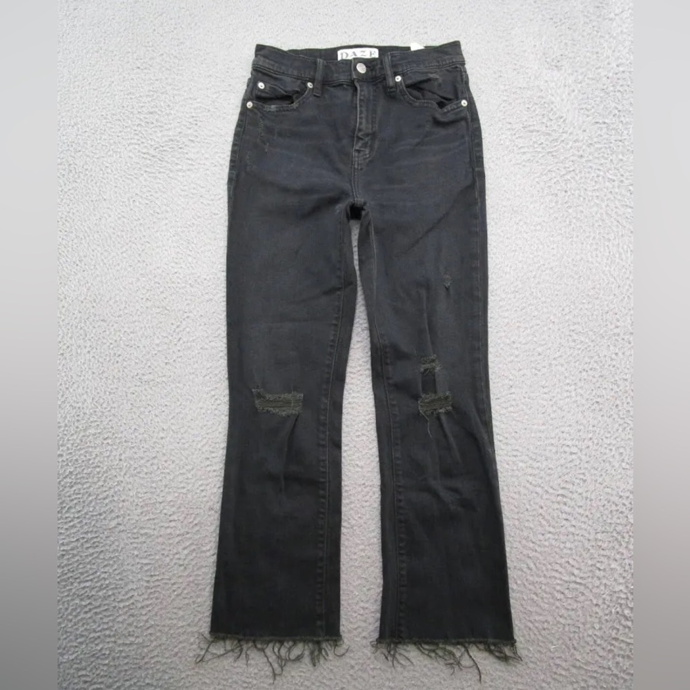Black Distressed Women Jeans